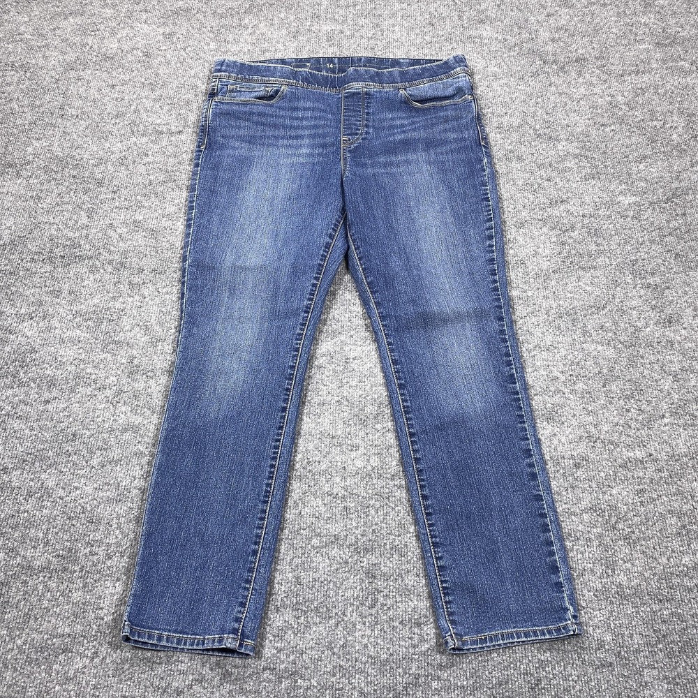 Levi's Jeans Juniors 14‎ Blue Medium Wash Straight Stretch Denim 5-Pocket
